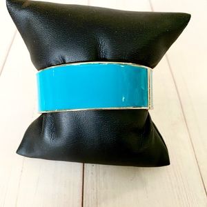 Gorgeous Blue hinged  bracelet